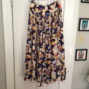 NWOT Diane von Furstenburg colorful Gypsy skirt 10